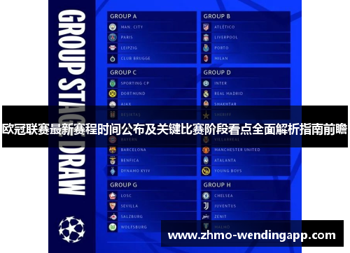 欧冠联赛最新赛程时间公布及关键比赛阶段看点全面解析指南前瞻